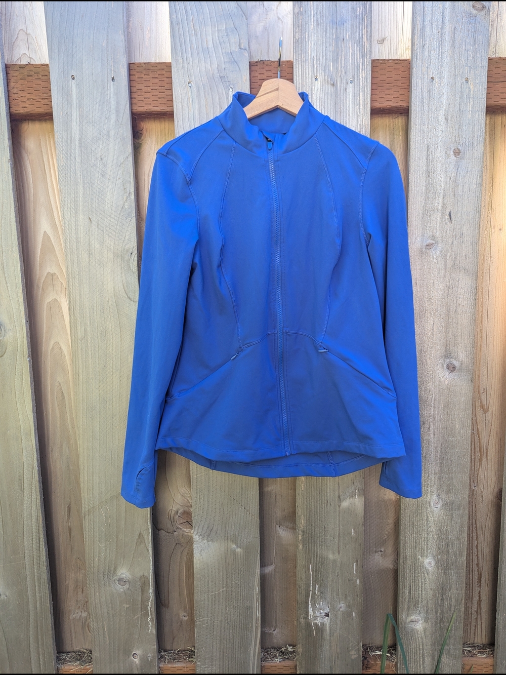 Spyder Women's Blue Zip-Up Yoga Jacket